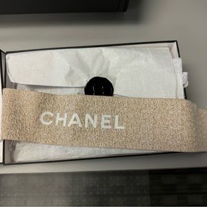 Chanel gift box with ribbon